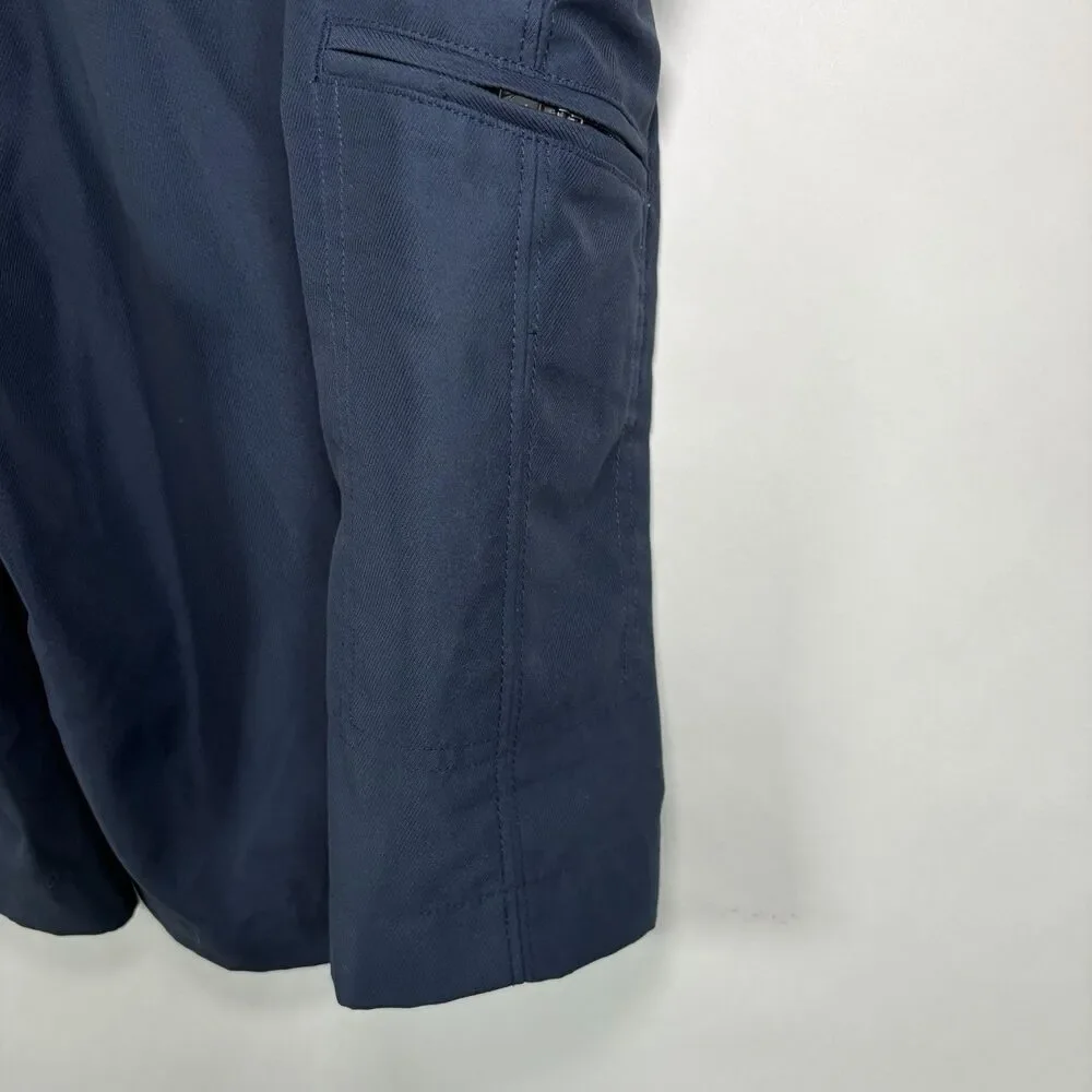 Callaway Optimum Performance Golf Shorts Mens Size 40 Navy Zipper Cargo Pocket